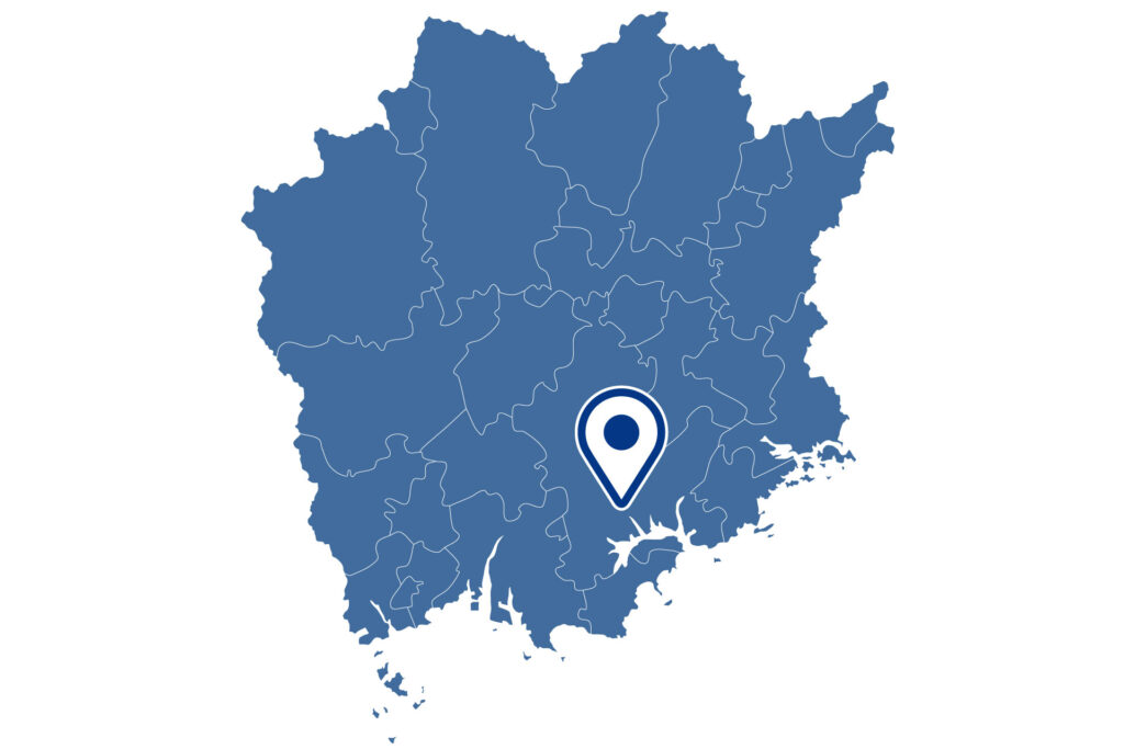岡山県を中心に対応しています。